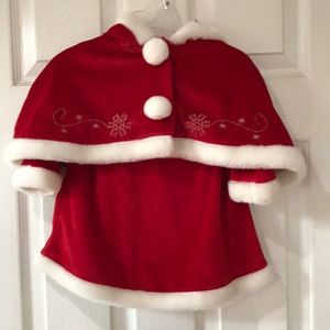 Toddler Girl Two-piece Santa Outfit 18 months